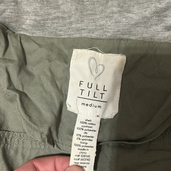 Full Tilt Army Green Aviator Jacket - Picture 4 of 16